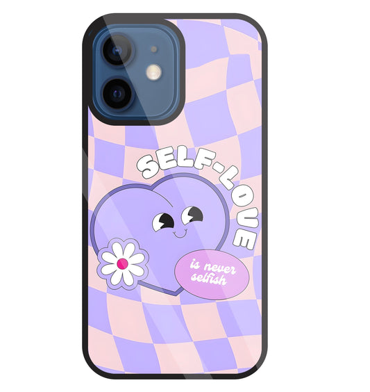 Self Love Glass Case For Apple iPhone 12 Mini
