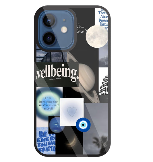 WellBeing Glass Case For Apple iPhone 12 Mini