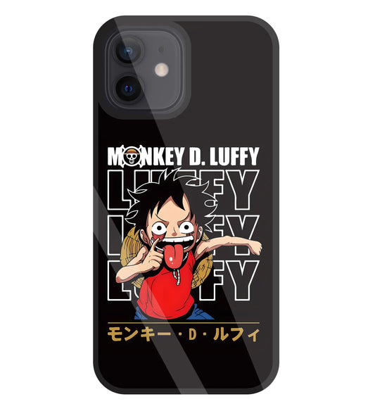Monkey D Glass Case For Apple iPhone 12