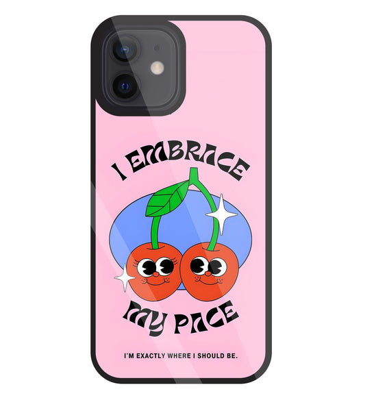 My Pace Glass Case For Apple iPhone 12