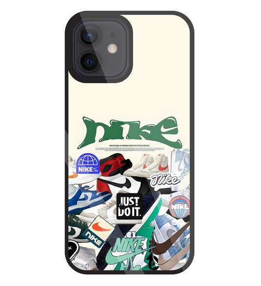 Nike Shoes Glass Case For Apple iPhone 12