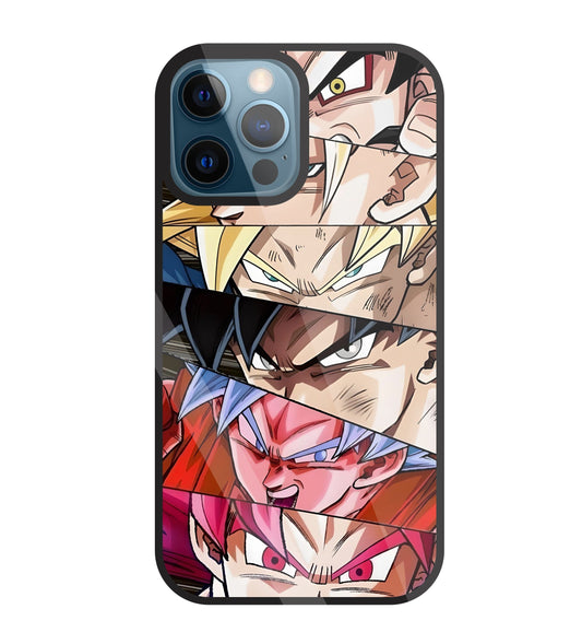 All Super Saiyan Glass Case For Apple iPhone 12 Pro