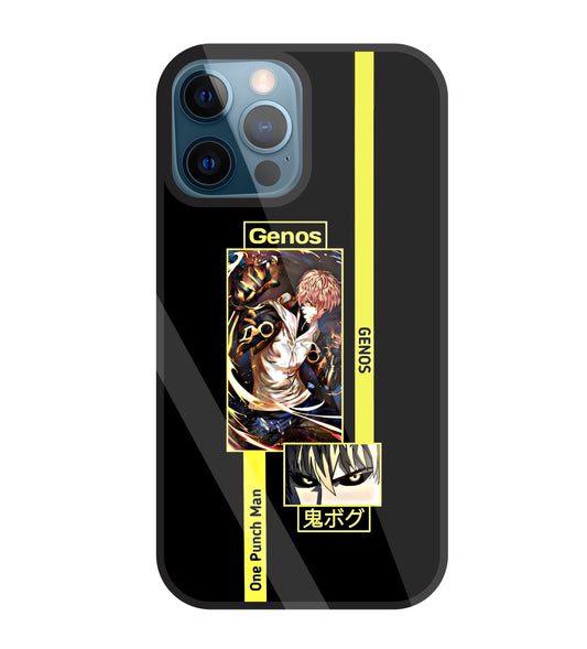 Genos Attack on Titan Glass Case For Apple iPhone 12 Pro