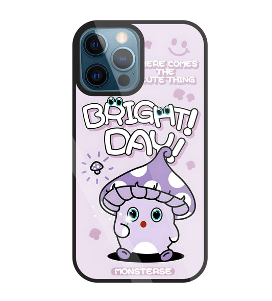Bright Day Purple Monster Glass Case For Apple iPhone 12 Pro