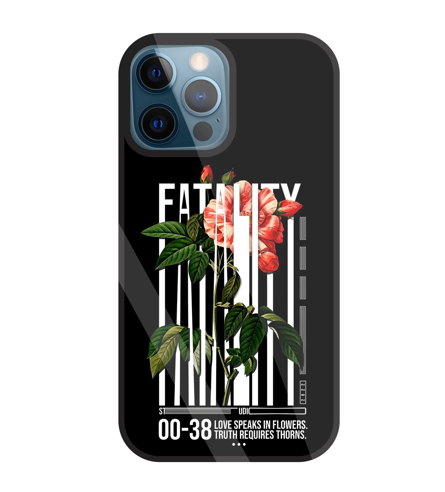 Fatality Flower Glass Case For Apple iPhone 12 Pro