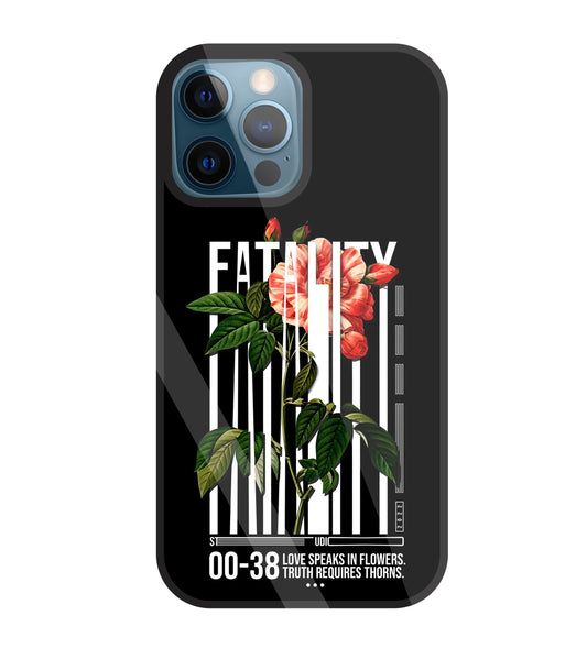 Fatality Flower Glass Case For Apple iPhone 12 Pro
