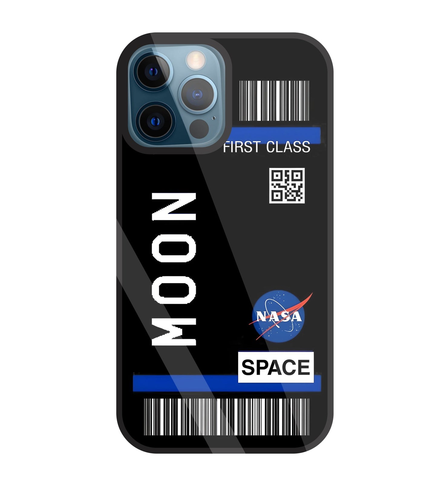 First Class Nasa Glass Case For Apple iPhone 12 Pro