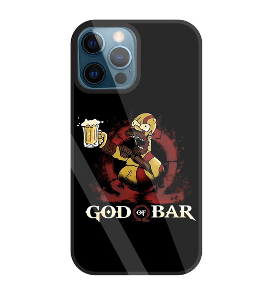 God Of Bar Glass Case For Apple iPhone 12 Pro