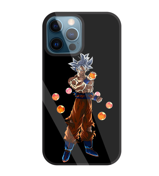 Goku With Dragon Balls Glass Case For Apple iPhone 12 Pro