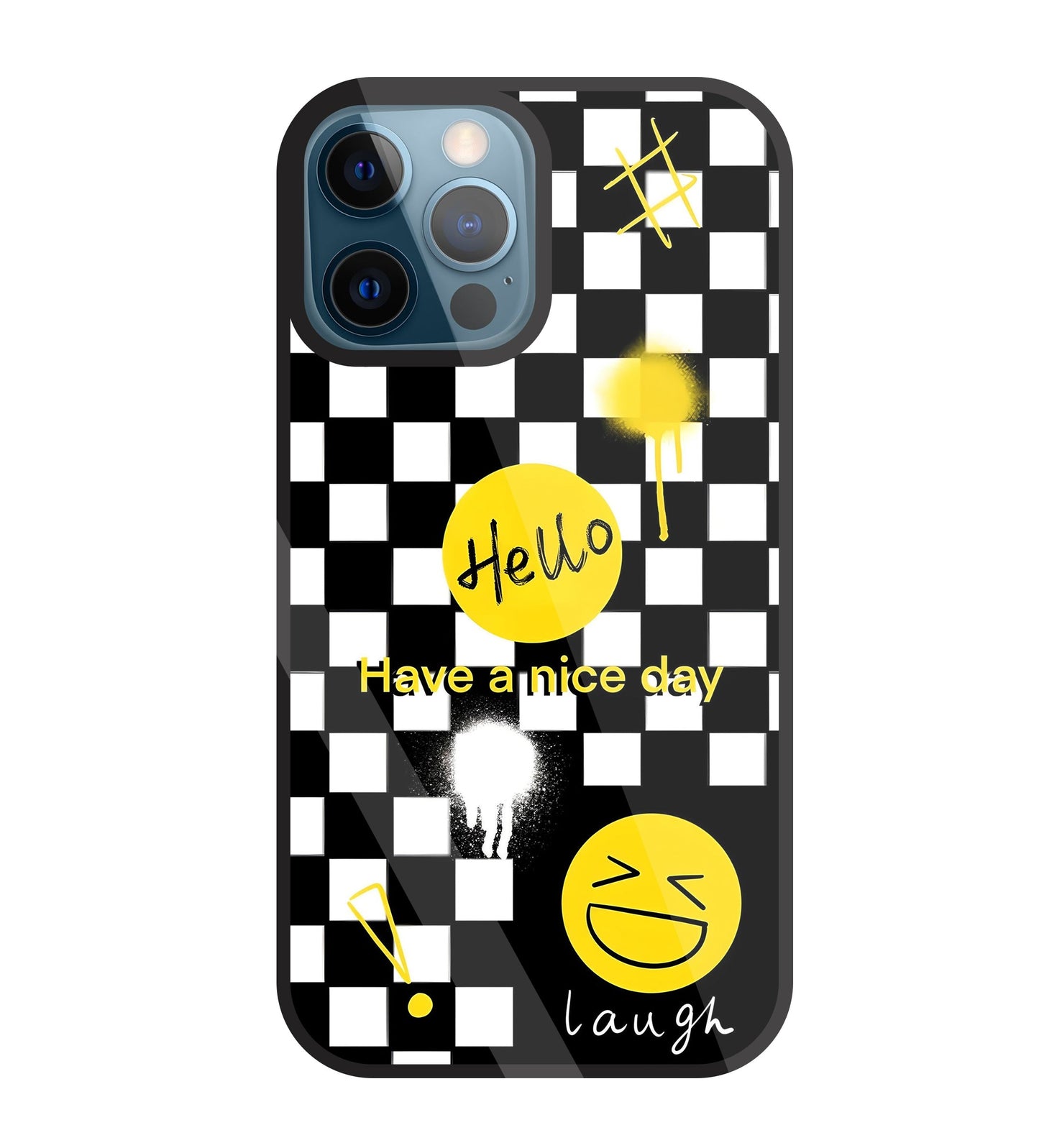 Have A Nice Day Glass Case For Apple iPhone 12 Pro