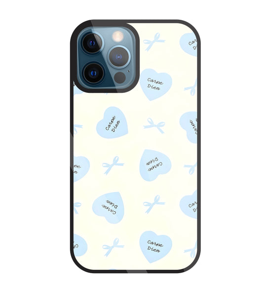 Heart Carpe Diem Glass Case For Apple iPhone 12 Pro