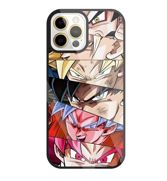 All Super Saiyan Glass Case For Apple iPhone 12 Pro Max