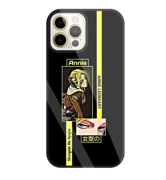 Annie Attack on Titan  Glass Case For Apple iPhone 12 Pro Max