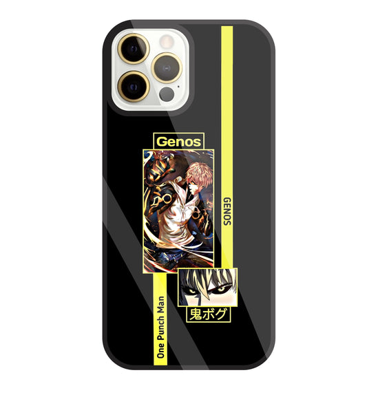 Genos Attack on Titan Glass Case For Apple iPhone 12 Pro Max