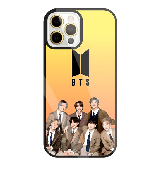 BTS Crew Glass Case For Apple iPhone 12 Pro Max