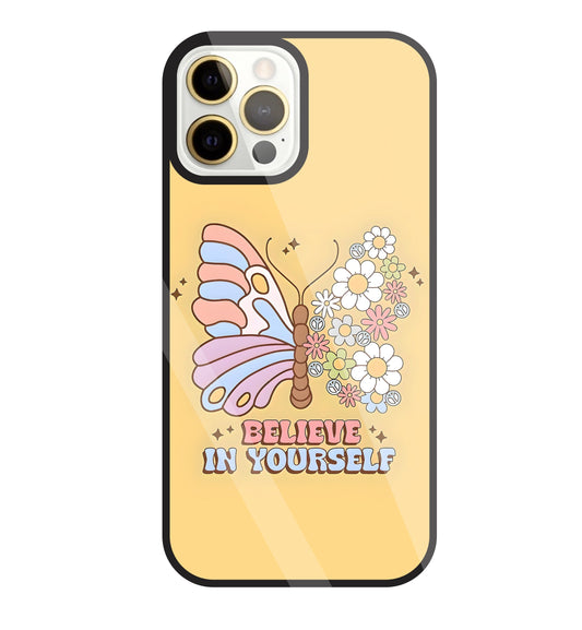 Believe In Yourself Glass Case For Apple iPhone 12 Pro Max