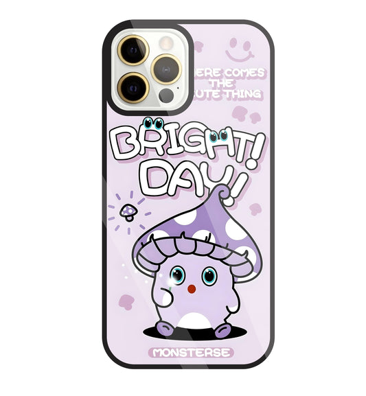 Bright Day Purple Monster Glass Case For Apple iPhone 12 Pro Max
