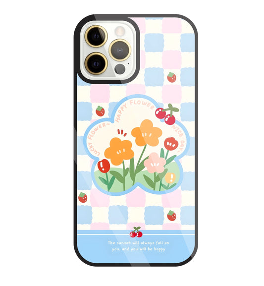 Cherry Blossom Glass Case For Apple iPhone 12 Pro Max