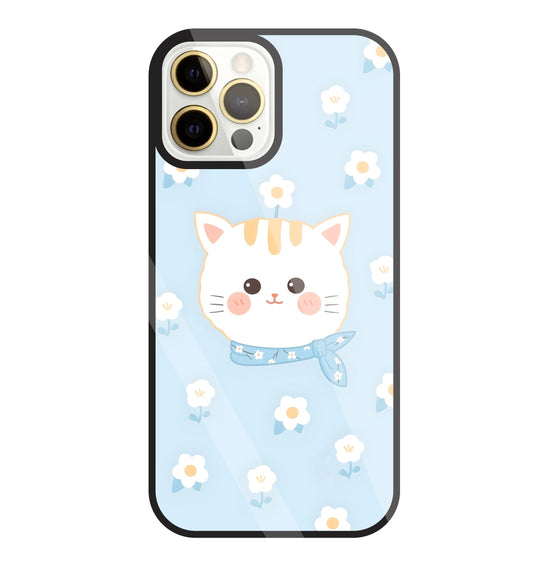 Cute Kitten Glass Case For Apple iPhone 12 Pro Max