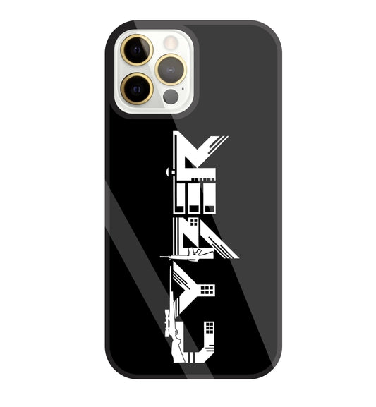 Cyber Gun Glass Case For Apple iPhone 12 Pro Max