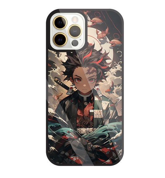 Demon Slayer Glass Case For Apple iPhone 12 Pro Max