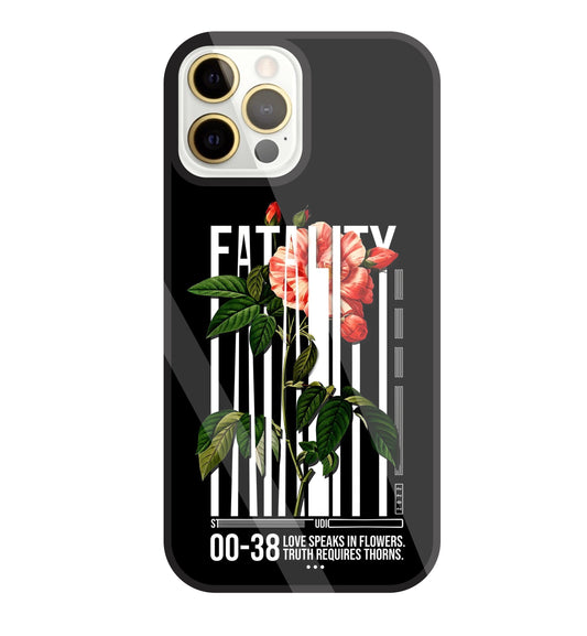 Fatality Flower Glass Case For Apple iPhone 12 Pro Max