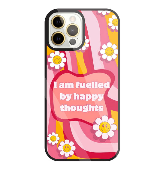 Happy Thoughts Glass Case For Apple iPhone 12 Pro Max