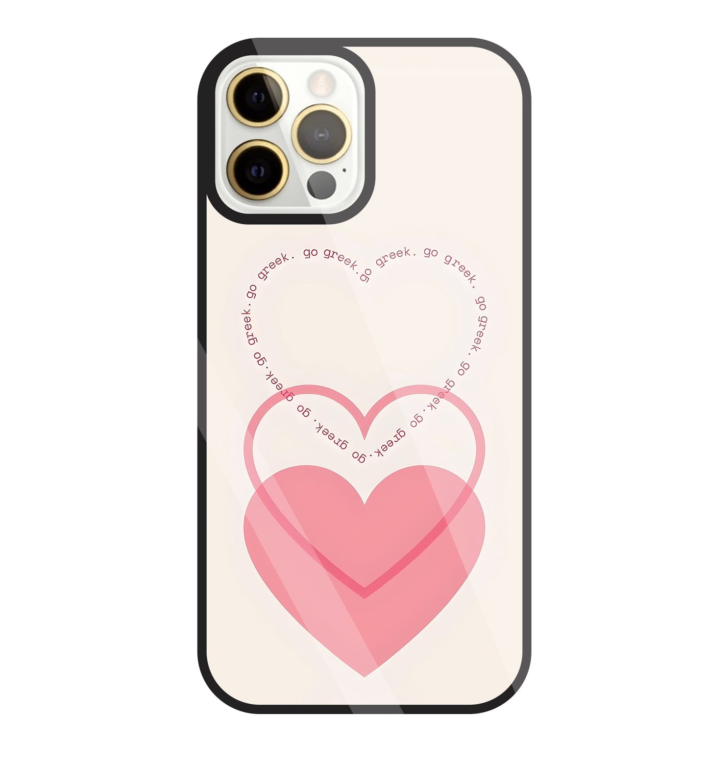 Heart Glass Case For Apple iPhone 12 Pro Max