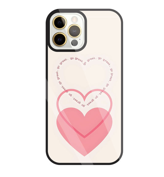Heart Glass Case For Apple iPhone 12 Pro Max