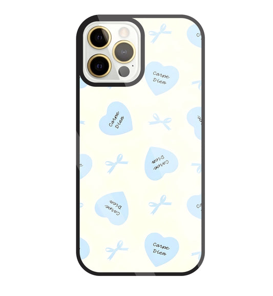 Heart Carpe Diem Glass Case For Apple iPhone 12 Pro Max
