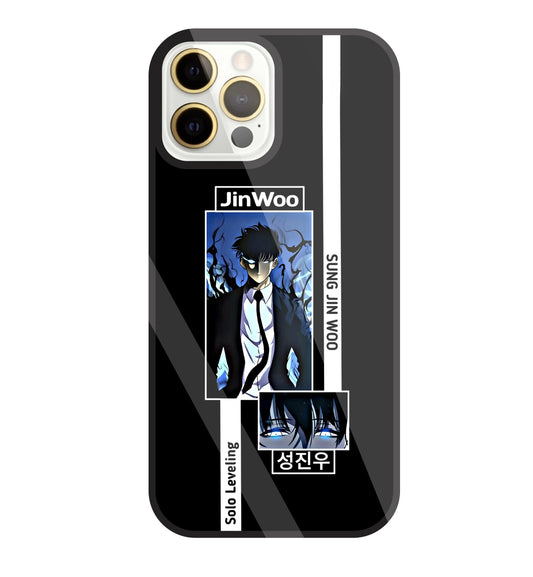 Jin Woo Sung Anime Glass Case For Apple iPhone 12 Pro Max