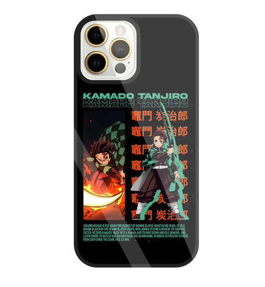 Kamado Tanjiro Glass Case For Apple iPhone 12 Pro Max