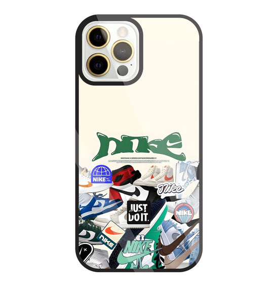 Nike Shoes Glass Case For Apple iPhone 12 Pro Max
