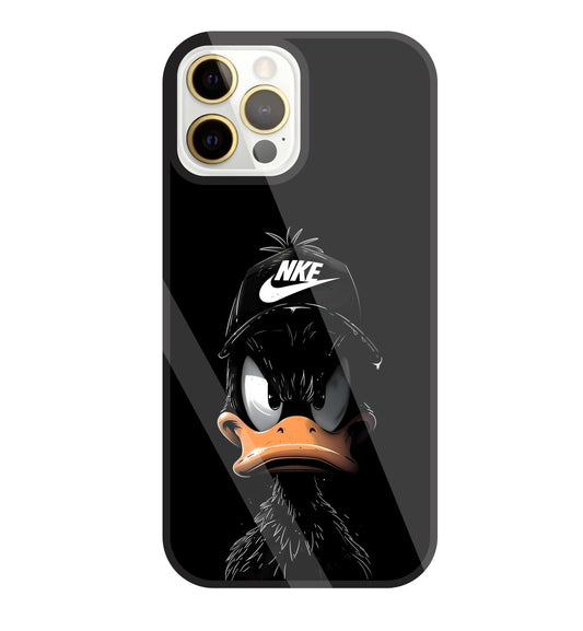 Nike Toon Duck Glass Case For Apple iPhone 12 Pro Max
