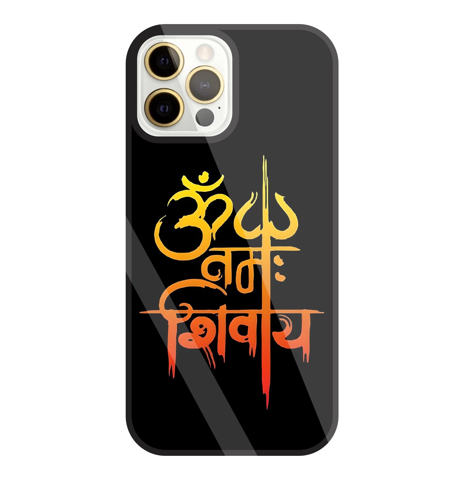 Om Namah Shivaye Glass Case For Apple iPhone 12 Pro Max
