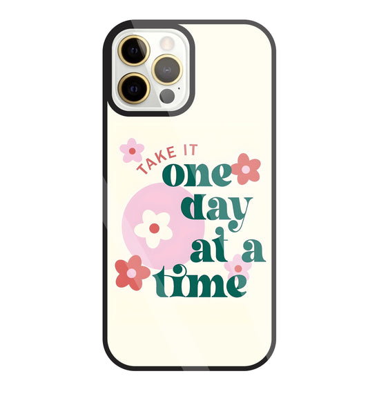 One Day A Good Time Glass Case For Apple iPhone 12 Pro Max
