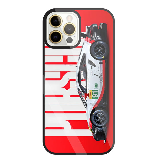 Porschse Glass Case For Apple iPhone 12 Pro Max