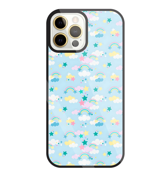 Small Rainbows Glass Case For Apple iPhone 12 Pro Max