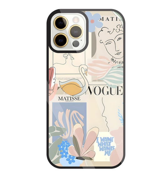 The Kiss Art Glass Case For Apple iPhone 12 Pro Max