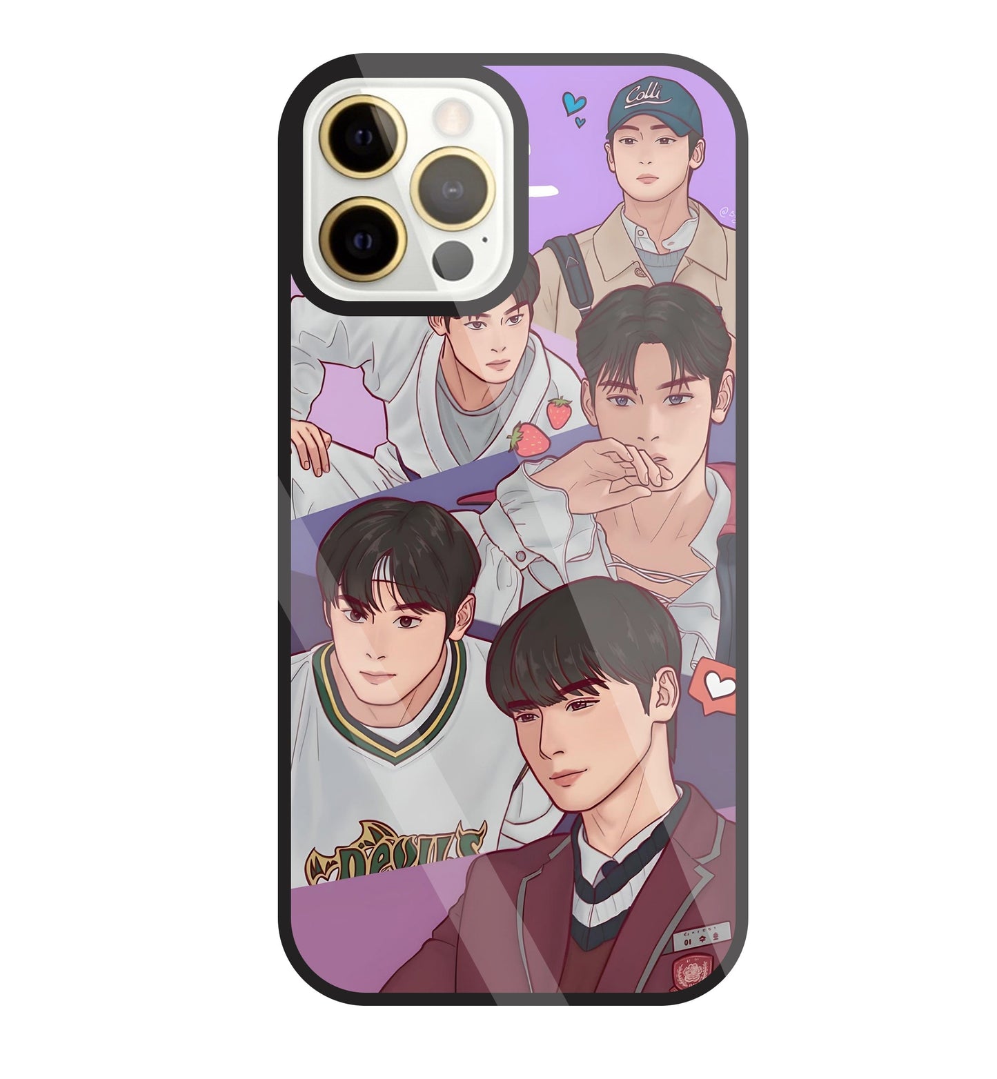Ture Beauty K Drama Glass Case For Apple iPhone 12 Pro Max