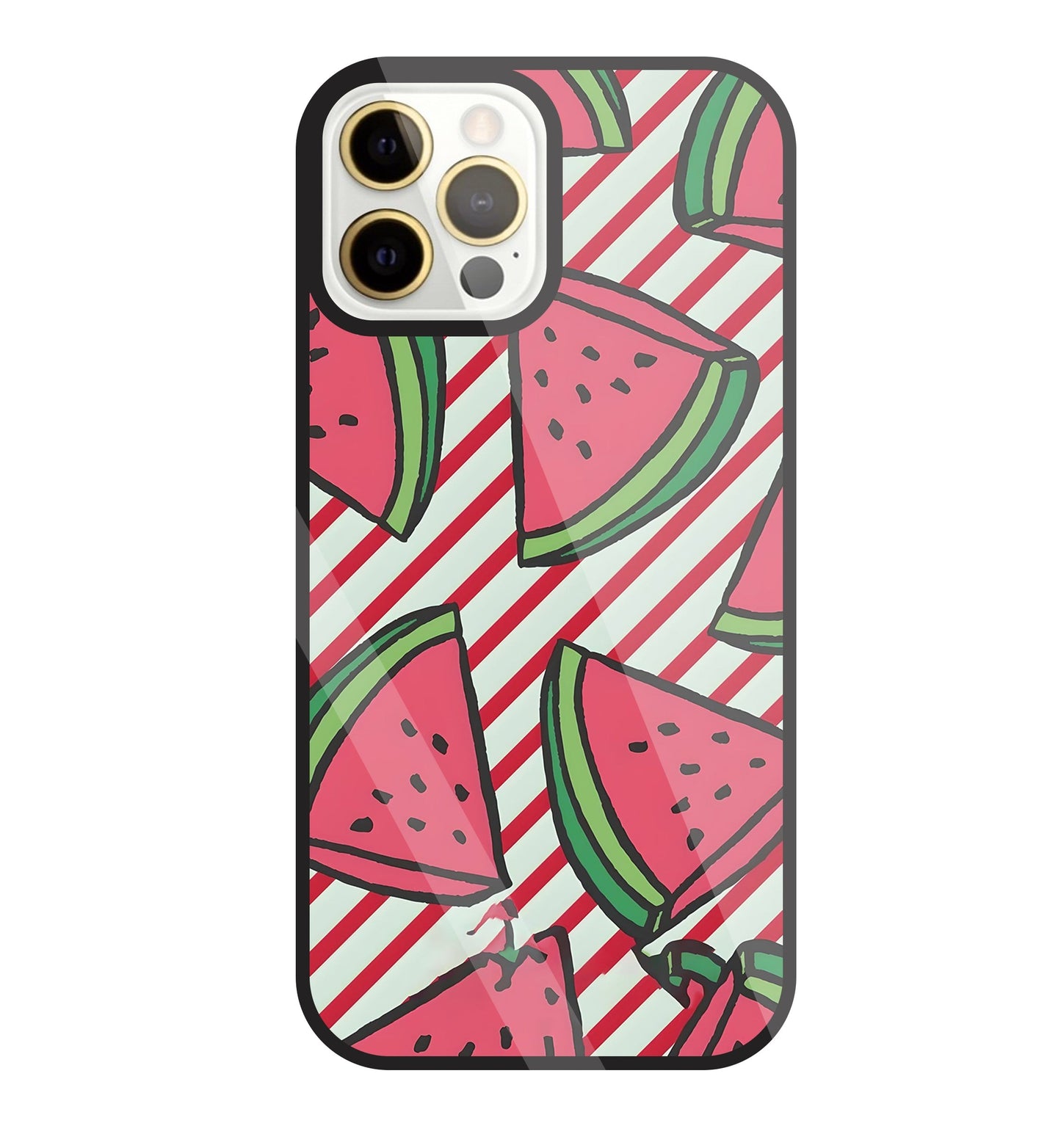 Watermelon Glass Case For Apple iPhone 12 Pro Max