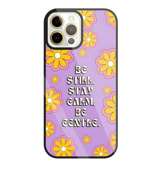 Yellow Flowers With Quotes Glass Case For Apple iPhone 12 Pro Max