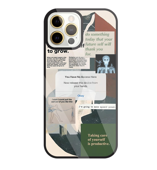 Yourself To Grow Glass Case For Apple iPhone 12 Pro Max