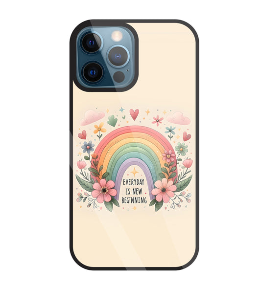 New Beginning Glass Case For Apple iPhone 12 Pro