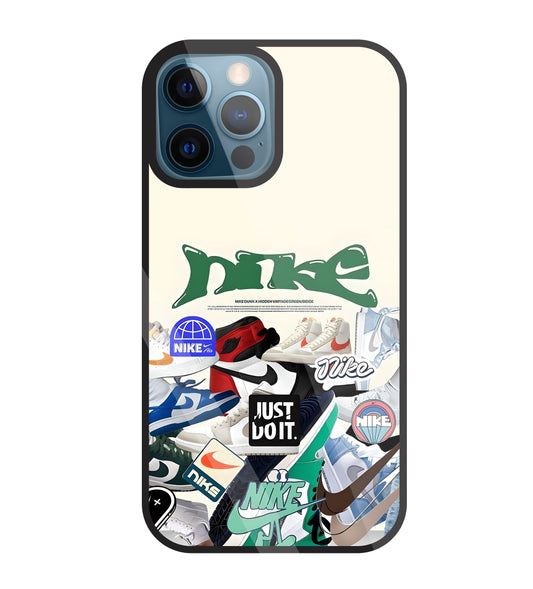 Nike Shoes Glass Case For Apple iPhone 12 Pro