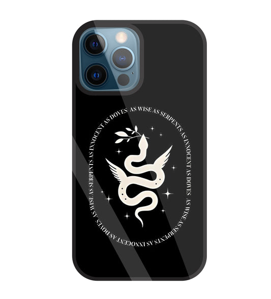 Snakestress Glass Case For Apple iPhone 12 Pro