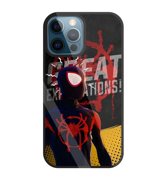 Spidy Sense Glass Case For Apple iPhone 12 Pro