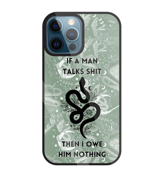 Talk Shit Glass Case For Apple iPhone 12 Pro