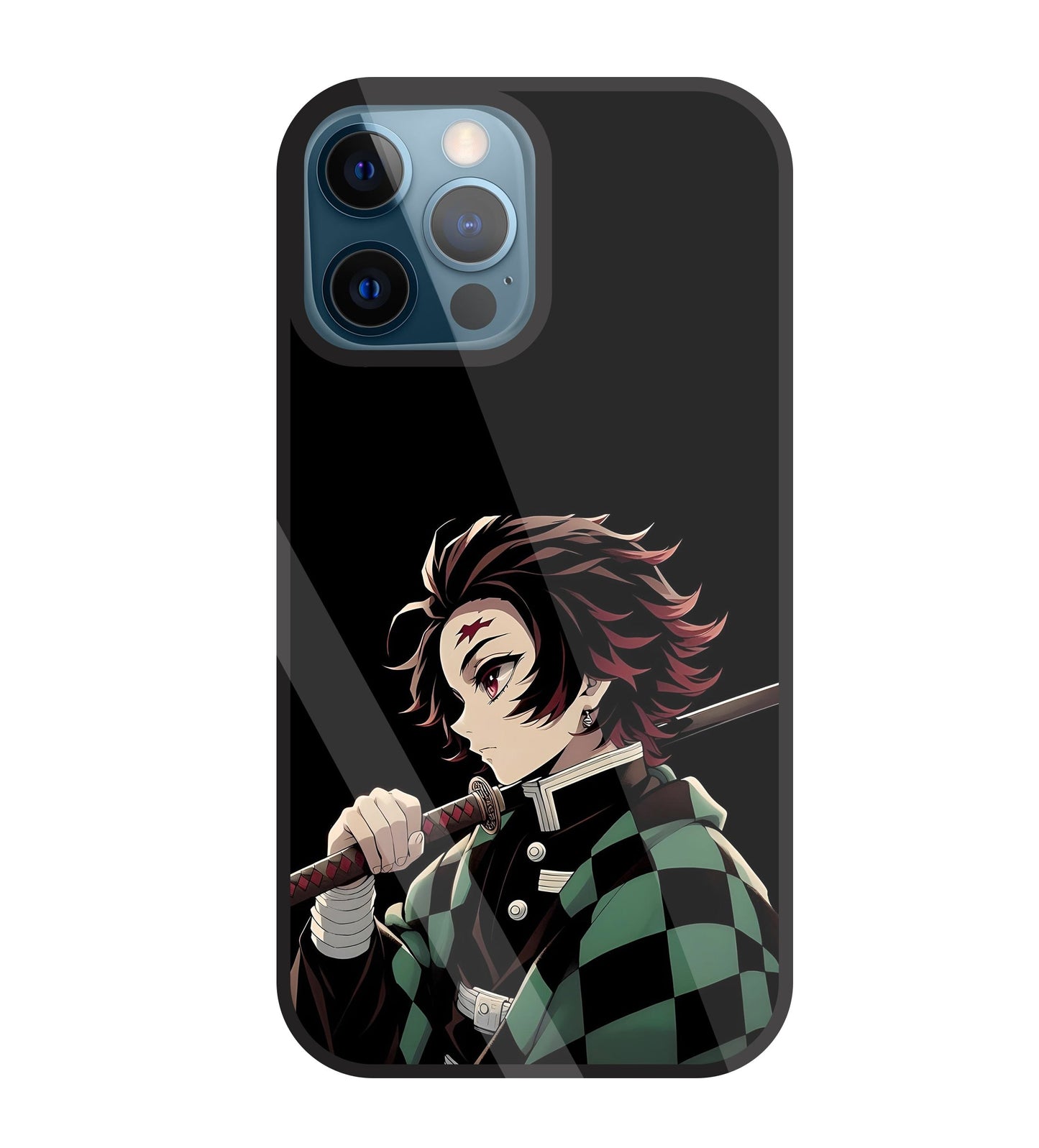 Tanjiro Kamado Glass Case For Apple iPhone 12 Pro