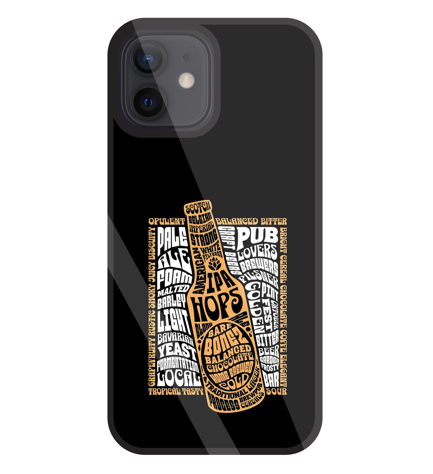 Pub Lover Glass Case For Apple iPhone 12
